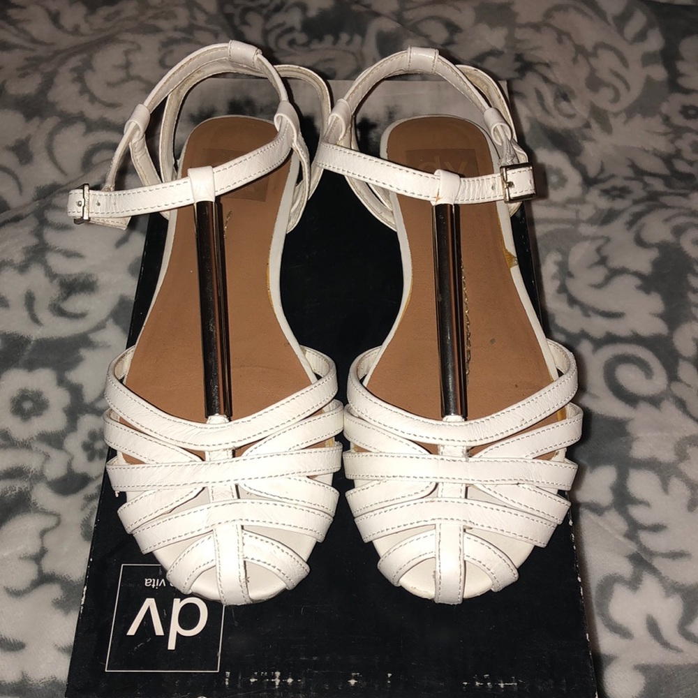 White Leather Sandals!